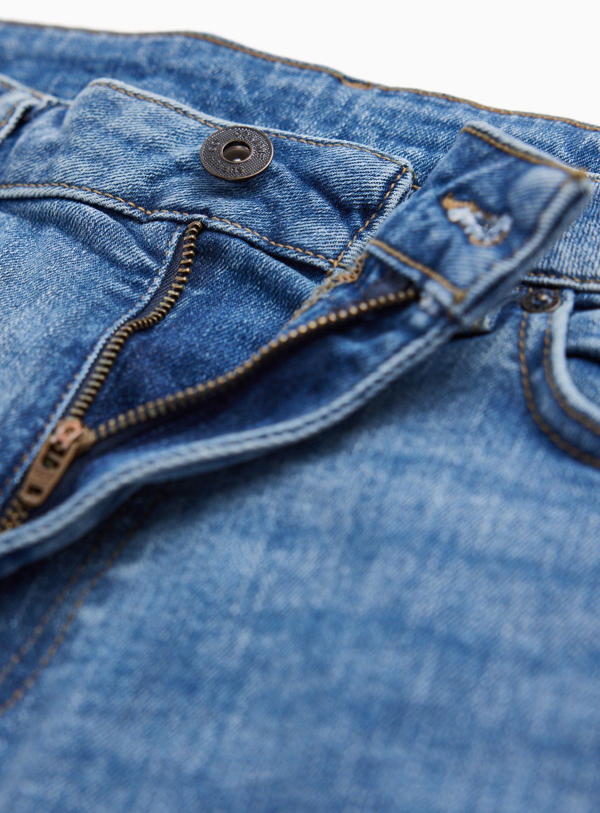 Mid Denim Slim Leg Jeans 32S - Image 4 thumbnail